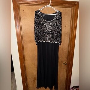 J Kara Black Dress with Silver Embellishments 10